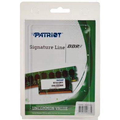 Модуль памяти для ноутбука SoDIMM DDR3 4GB 1600 MHz Patriot (PSD34G160081S)