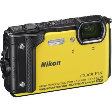 Цифровой фотоаппарат Nikon Coolpix W300 Yellow (VQA072E1)