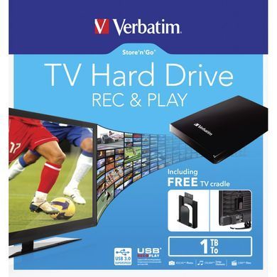 Внешний жесткий диск 2.5" 1TB Verbatim (53180)