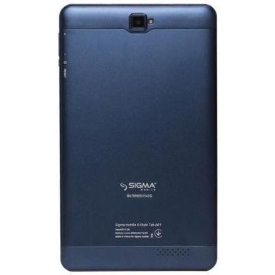 Планшет Sigma X-Style Tab A81 8&rdquo; 3G 16GB Blue (X-Style Tab A81 Blue)
