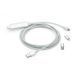 Кабель мультимедийный HDMI to Lighting+MicroUSB+Type-C Vinga (MobileTV-01)