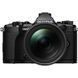 Цифровой фотоаппарат OLYMPUS E-M5 mark II 12-40 PRO Kit + HLD-8 + BLN-1 black/black (V207041BE010)