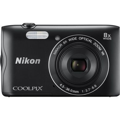 Цифровой фотоаппарат Nikon Coolpix A300 Black (VNA961E1)