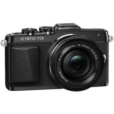 Цифровой фотоаппарат OLYMPUS E-PL7 14-42 mm Pancake Zoom Kit black/black (V205073BE001)