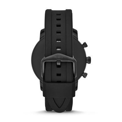 Смарт-часы Fossil GEN 4 SMARTWATCH - Q EXPLORIST HR BLACK SILICONE