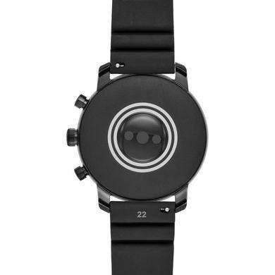 Смарт-часы Fossil GEN 4 SMARTWATCH - Q EXPLORIST HR BLACK SILICONE