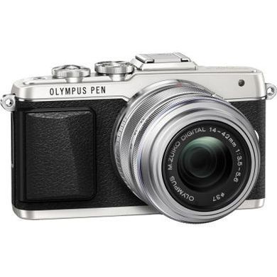 Цифровой фотоаппарат OLYMPUS E-PL7 14-42 mm Pancake Zoom Kit silver/silver (V205073SE001)