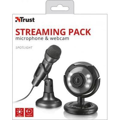 Веб-камера Trust SpotLight streaming pack (webcam and microphone) (22093)