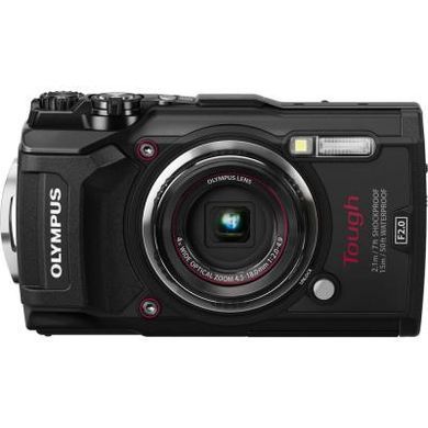 Цифровой фотоаппарат OLYMPUS TG-5 Black (Waterproof - 15m; GPS; 4K; Wi-Fi) (V104190BE000)