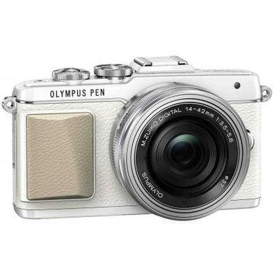 Цифровой фотоаппарат OLYMPUS E-PL7 14-42 mm Pancake Zoom Kit white/silver (V205073WE001)