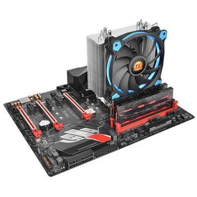 Кулер для процессора ThermalTake Riing Silent 12 Blue (CL-P022-AL12BU-A)