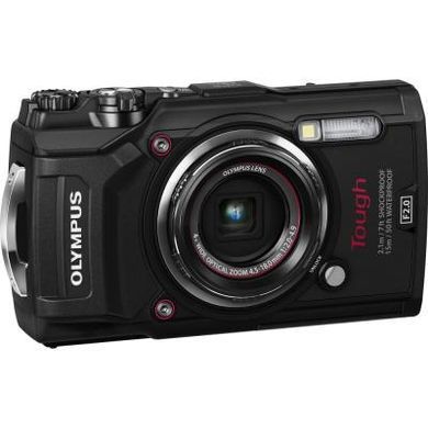 Цифровой фотоаппарат OLYMPUS TG-5 Black (Waterproof - 15m; GPS; 4K; Wi-Fi) (V104190BE000)
