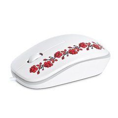 Мышка REAL-EL RM-777 Glory, USB, white