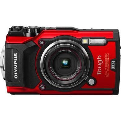 Цифровой фотоаппарат OLYMPUS TG-5 Red (Waterproof - 15m; GPS; 4K; Wi-Fi) (V104190RE000)
