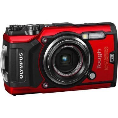 Цифровой фотоаппарат OLYMPUS TG-5 Red (Waterproof - 15m; GPS; 4K; Wi-Fi) (V104190RE000)