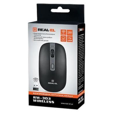 Мышка REAL-EL RM-301 black