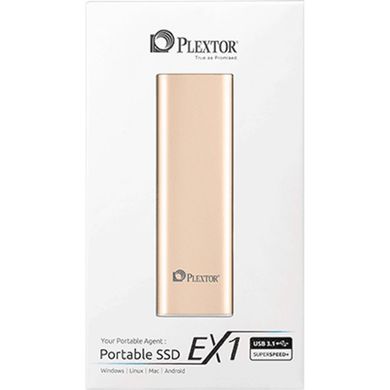 Накопитель SSD USB 3.1 128GB Plextor (EX1 128G Gold)