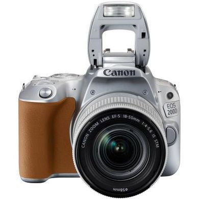 Цифровой фотоаппарат Canon EOS 200D kit 18-55 IS STM Silver (2256C006)