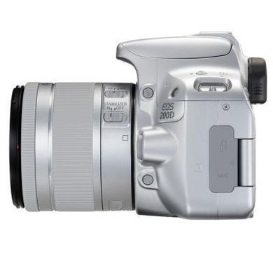 Цифровой фотоаппарат Canon EOS 200D kit 18-55 IS STM Silver (2256C006)