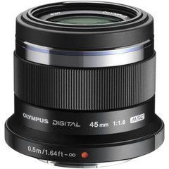 Объектив OLYMPUS ET-M4518 45mm 1:1.8 Silver (V311030SE000)