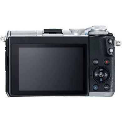 Цифровой фотоаппарат Canon EOS M6 Kit 15-45 IS STM Silver (1725C045)