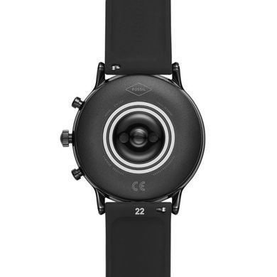 Смарт-годинник Fossil GEN 5 SMARTWATCH - THE CARLYLE HR BLACK SILICONE