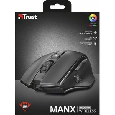 Мышка Trust GXT 140 Manx rechargeable wireless (21790)