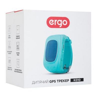 Смарт-часы Ergo з GPS трекером Ergo Kid`s K010 Blue (GPSK010B)