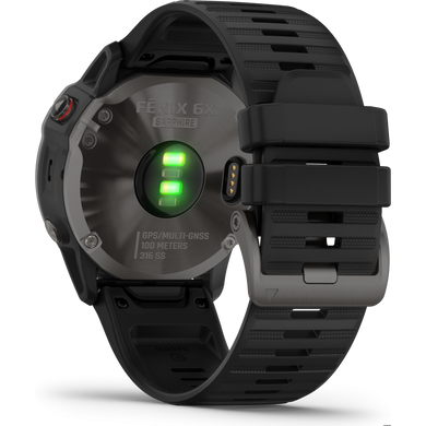Спортивные часы Garmin Fenix 6X Pro Black with Black Band