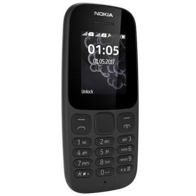 Мобильный телефон Nokia 105 SS New Black (A00028356)