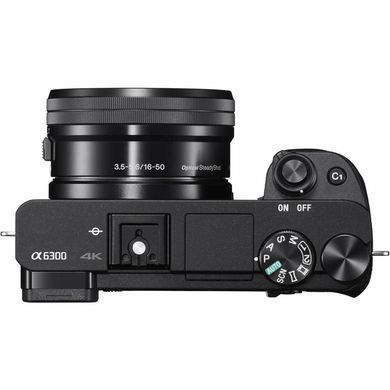 Цифровой фотоаппарат SONY Alpha 6300 kit 16-50mm Black (ILCE6300LB.CEC)