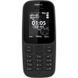 Мобильный телефон Nokia 105 SS New Black (A00028356)