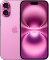 Смартфон Apple iPhone 16 128GB eSIM Pink (MYAR3)