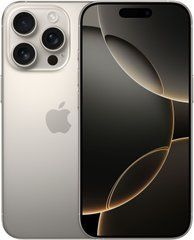 Смартфон Apple iPhone 16 Pro Max 1TB eSIM Natural Titanium (MYWF3), 12 месяцев