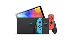 Портативная игровая приставка Nintendo Switch OLED Neon Blue and Neon Red Joy-Con (045496453442)