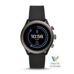 Смарт-часы Fossil Sport Smartwatch - 43MM BLACK SILICONE