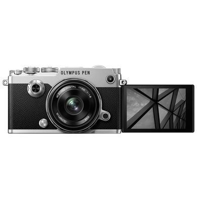 Цифровой фотоаппарат OLYMPUS PEN-F 17mm 1:1.8 Kit silver/black (V204063SE000)