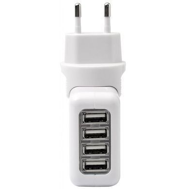 Зарядное устройство Grand-X USB*4, 5V, 4.3A (CH-995)