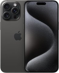 Смартфон Apple iPhone 15 Pro Max 1TB eSIM Black Titanium (MU6F3)