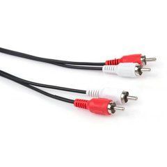 Кабель мультимедийный Vinga 2RCA to 2RCA 1.8m (RCA01-1.8)