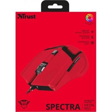 Мышка Trust GXT 101-SR Spectra Gaming Mouse red (22391)