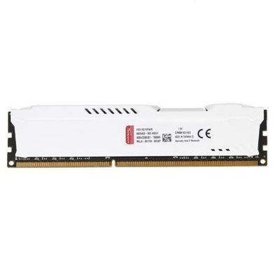 Модуль памяти для компьютера DDR3 4Gb 1600 MHz HyperX Fury White Kingston (HX316C10FW/4)