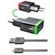 Зарядное устройство E-Power 2 * USB 2.1A + кабель Lightning (EP712HAS)